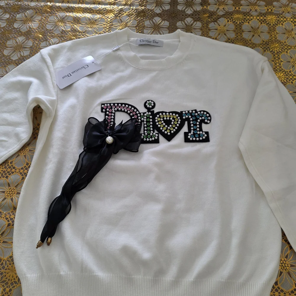 SOLD!Dior Women's  Knitted No Care Tag - Picture 2 of 10